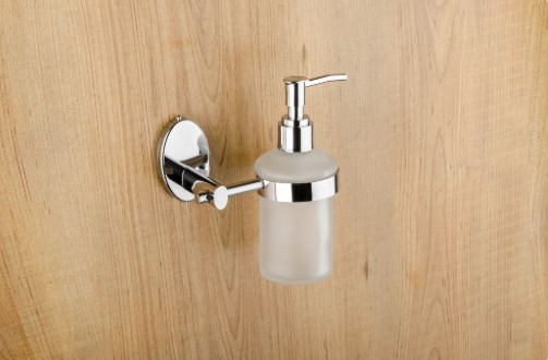 Jewel JC-909 Liquid Soap Holder Bathroom Accessory for Home, Hotel and Apartment Washrooms, Elegant and Practical Holder for Clean Everyday Use, Bathroom Organization and Decor 